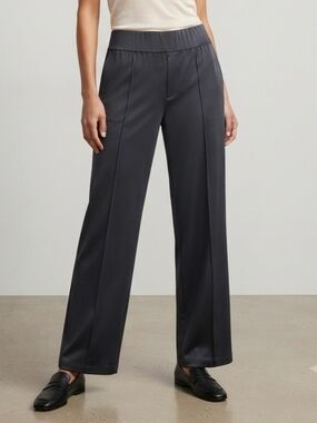 HALARA Wide-Leg Pull-On Pants in Black Size XL